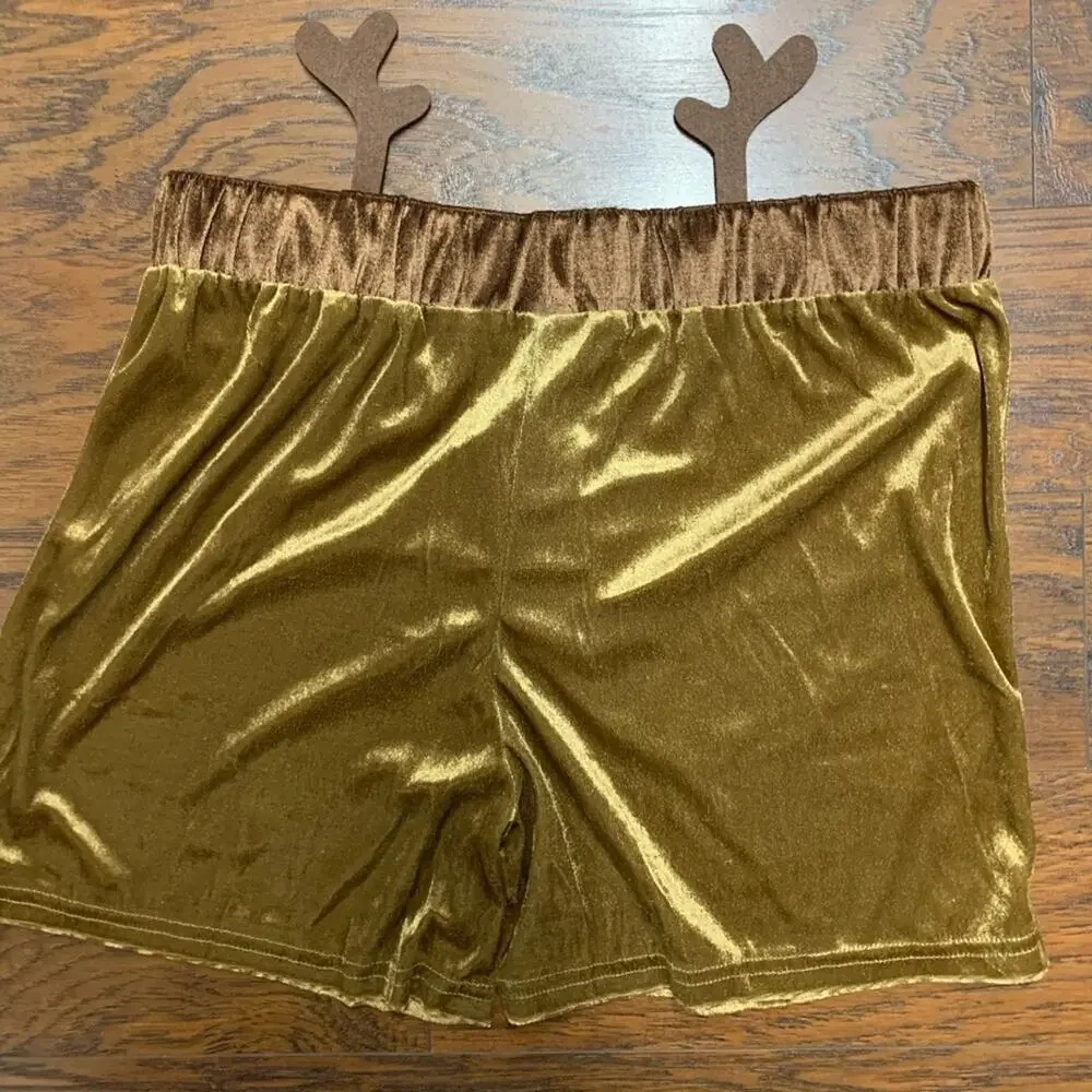Santa's Holiday Shop Googly Eye Reindeer Men's Boxers Size S NWT‎
